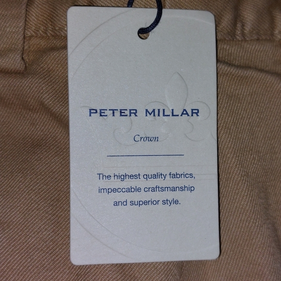 Peter Millar Crown Men's Pilot Twill Short Pima Cotton Classic-Fit NWT - Picture 11 of 14